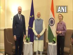 
      
      PM Modi holds joint meeting with top EU leaders in Rome ahead...
      
      