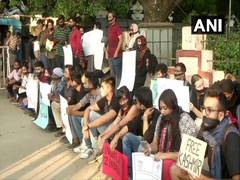 
      
      'Free Kashmir' placard seen during anti-CAA protest in Chennai 
      
      