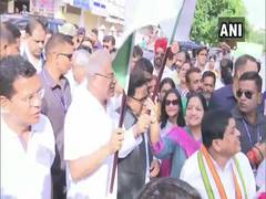 
      
      'Sadbhavna Run' organised in Raipur, Bhopal on Rajiv Gandhi's...
      
      