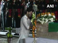 
      
      Family members, political leaders pay tribute as mortal...
      
      