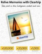 
      
      Cleartrip launches Instagram contest 'Relive Your Memories'
      
      