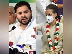 
      
      Tejashwi Yadav to meet Sonia Gandhi today ahead of floor test
      
      
