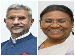 
      
      Jaishankar extends greetings to Murmu on becoming President
      
      
