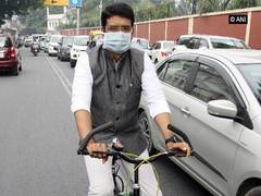 
      
      Congress leader Deepak Singh arrives in Parliament on...
      
      