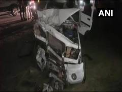 
      
      Chhattisgarh: 8 killed after truck rams into SUV 
      
      