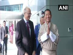 
      
      Bhutan PM reaches Delhi for Modi's oath ceremony
      
      