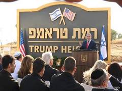 
      
      Netanyahu renames Golan heights after Trump
      
      