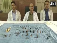 
      
      Doctors remove 80 objects including keys, chains from man's...
      
      