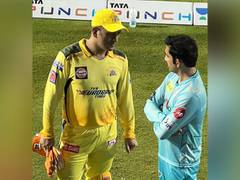 
      
      LSG mentor Gautam Gambhir catches up with 'skipper' MS Dhoni
      
      