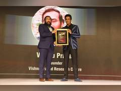 
      
      R.Vishnu prassad from Chennai was conferred the Times award
      
      