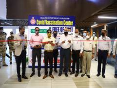 
      
      Covid vaccination centre comes up at Gurgaon's Huda City...
      
      