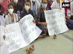 
      
      Resident doctors stage protest in Bengaluru, seek COVID-19...
      
      