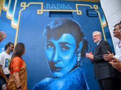 
      
      Embassy of Israel in India unveils symbolic street-art mural
      
      