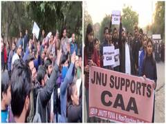 
      
      DU, JNU students march in support of citizenship law
      
      