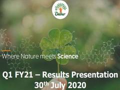 
      
      Dabur Q1 standalone net profit up 12 pc to Rs 289 crore
      
      