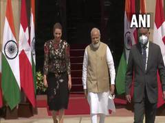 
      
      PM Modi meets Danish counterpart Frederiksen on her first...
      
      
