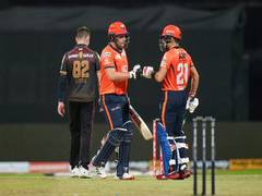 
      
      Abu Dhabi T10: Rahmanullah, Luke Wright star as Delhi Bulls...
      
      