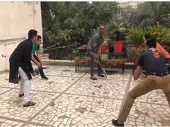 
      
      Dhawan plays 'family waali cricket' on Bhai Dooj
      
      