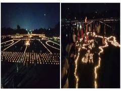 
      
      Varanasi: Sportspersons light thousands of lamps to pay...
      
      