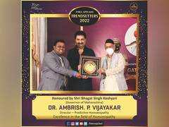 
      
      Dr. Ambrish Vijayakar gets conferred with award of...
      
      