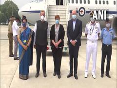 
      
      Australian ministers arrive in India for '2+2' ministerial...
      
      