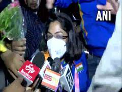 
      
      Tokyo Paralympics silver medalist Bhavina Patel receives...
      
      