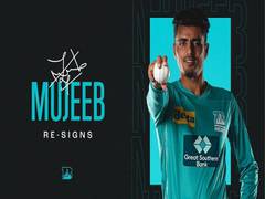 
      
      Brisbane Heat re-sign Mujeeb Ur Rahman for BBL 11
      
      