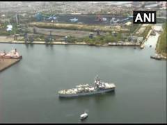 
      
      COVID-19: INS Airavat carrying medical supplies from...
      
      