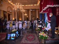 
      
      West Bengal: Mamata keeps Home and Health portfolios, Amit...
      
      