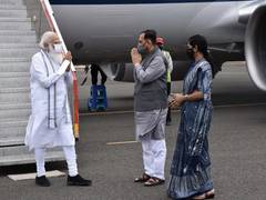 
      
      PM Modi reaches Gujarat to review damage caused by Cyclone Tauktae
      
      