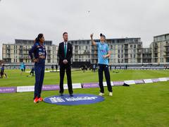 
      
      IND W vs ENG W: Hosts win toss, opt to field first
      
      