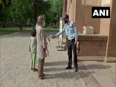 
      
      People visit Delhi monuments on first day of reopening after...
      
      