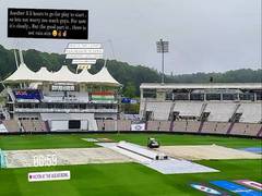 
      
      'It's cloudy but no rain': Dinesh Karthik shares weather...
      
      