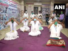 
      
      Yoga camp organised for doctors, nurses at COVID isolation...
      
      