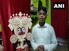 
      
      Odisha youth makes miniature statue of 'Gajanana Besha of...
      
      