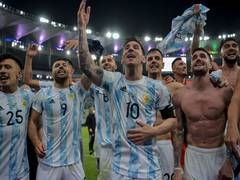 
      
      Di Maria's goal helps Argentina clinch Copa America title...
      
      