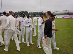 
      
      Ravindra Jadeja hits twin fifties as warm-up game ends in draw
      
      