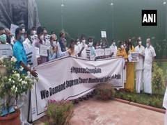 
      
      Pegasus row: Opposition MPs protest inside Parliament premises 
      
      