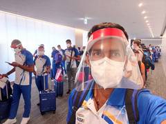 
      
      First batch of Indian athletes arrive in Tokyo 'safely' ahead...
      
      