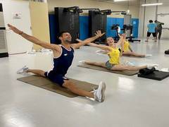
      
      Tokyo Olympics: Novak Djokovic 'working on splits' alongside...
      
      
