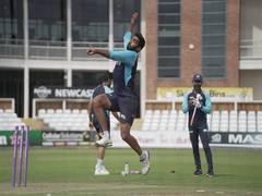 
      
      Indian bowlers sweat it out in nets ahead of England Test series
      
      
