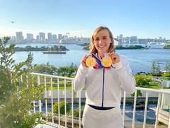 
      
      Tokyo Olympics: Swimming great Katie Ledecky claims record...
      
      
