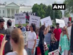 
      
      US: Afghan nationals protest against Biden 
      
      