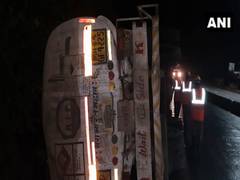 
      
      Chemical tanker overturned in Maharashtra's Thane, no...
      
      