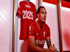 
      
      Virgil van Dijk extends stay with Liverpool FC, signs...
      
      