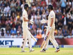 
      
      Eng vs Ind, 2nd Test: Root, Bairstow put hosts in driving...
      
      