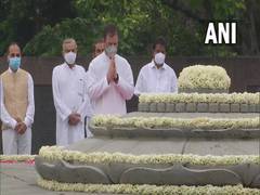 
      
      Rahul Gandhi pays tribute to Rajiv Gandhi on his 77th birth...
      
      