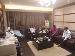 
      
      Ramdas Athawale meets Union Minister Narayan Rane in Mumbai
      
      