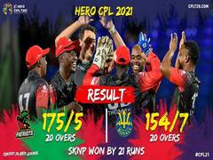 
      
      CPL 2021: Rutherford, Bravo star as Patriots defeat Barbados...
      
      