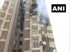 
      
      Gujarat: Major fire breaks out in residential building in...
      
      